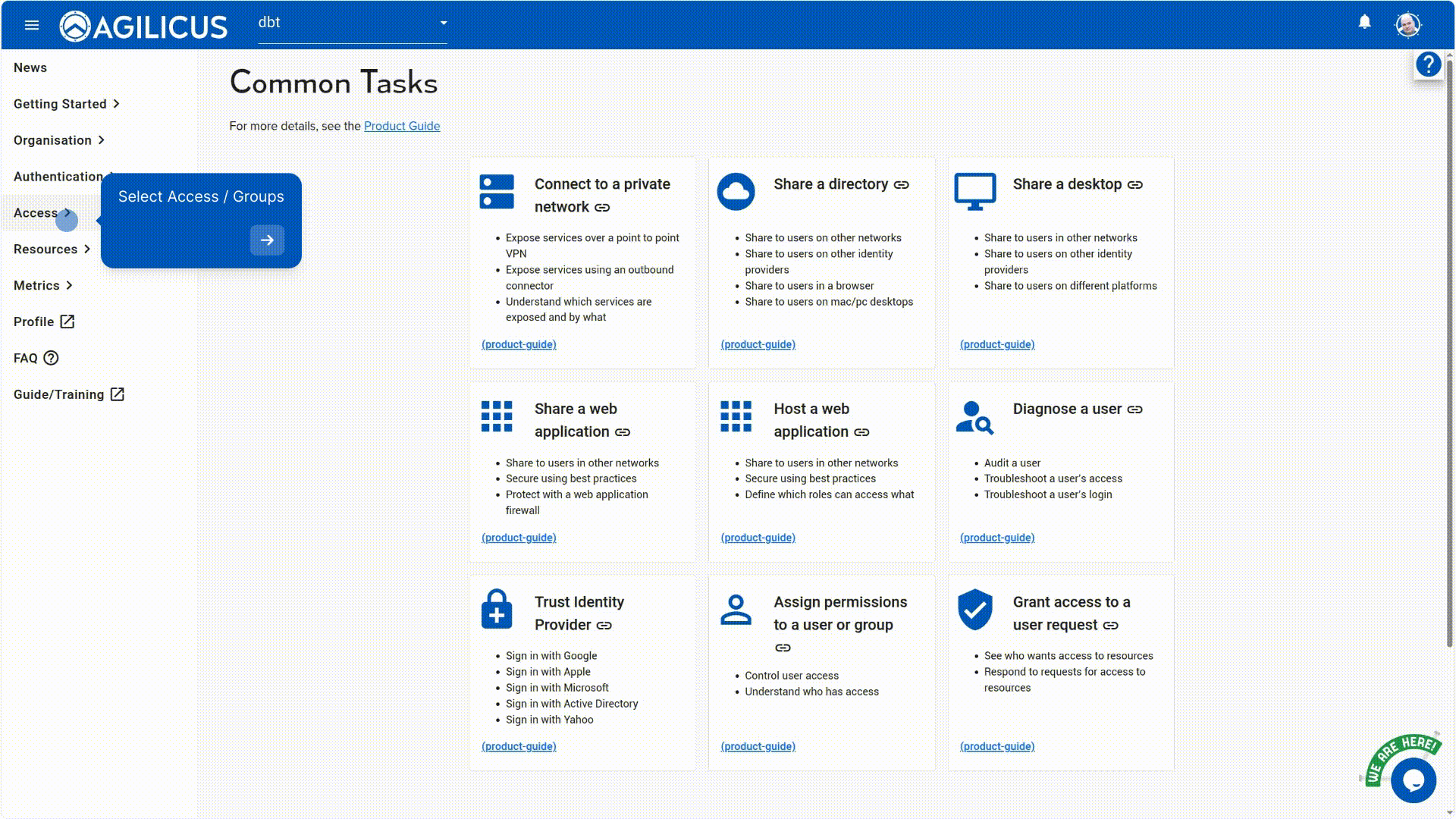 Agilicus ANYX User Group Management: Visual representation of user group management within Agilicus ANYX, highlighting the process of organizing users into groups for efficient access control and permission management. Learn how to streamline user administration with ANYX.
