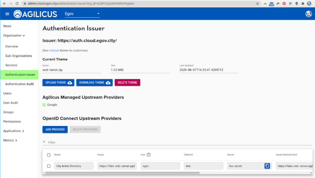 13482148 admin auth issuer screen