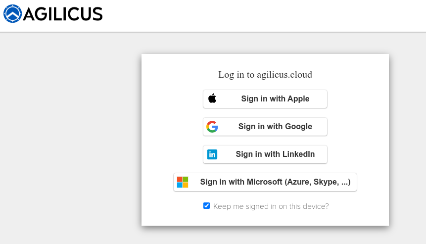 Sign In Screenshot