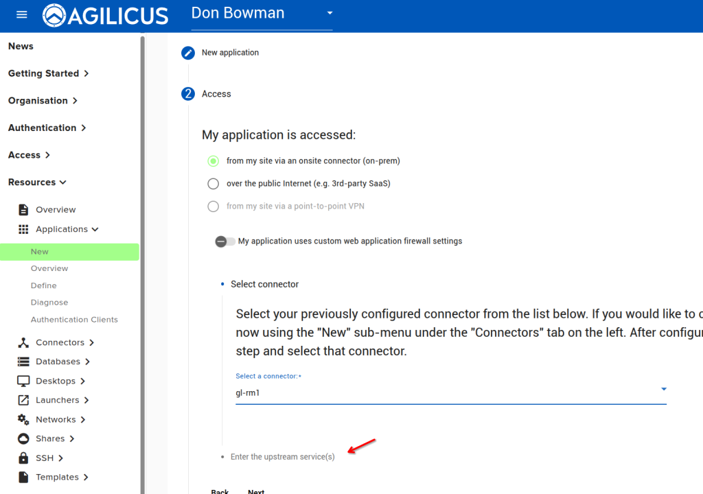 GL-RM1 KVM Connector Installation: Agilicus AnyX guide showing the steps to install the connector within a KVM environment, as depicted in the screenshot, highlighting the integration process for secure access.