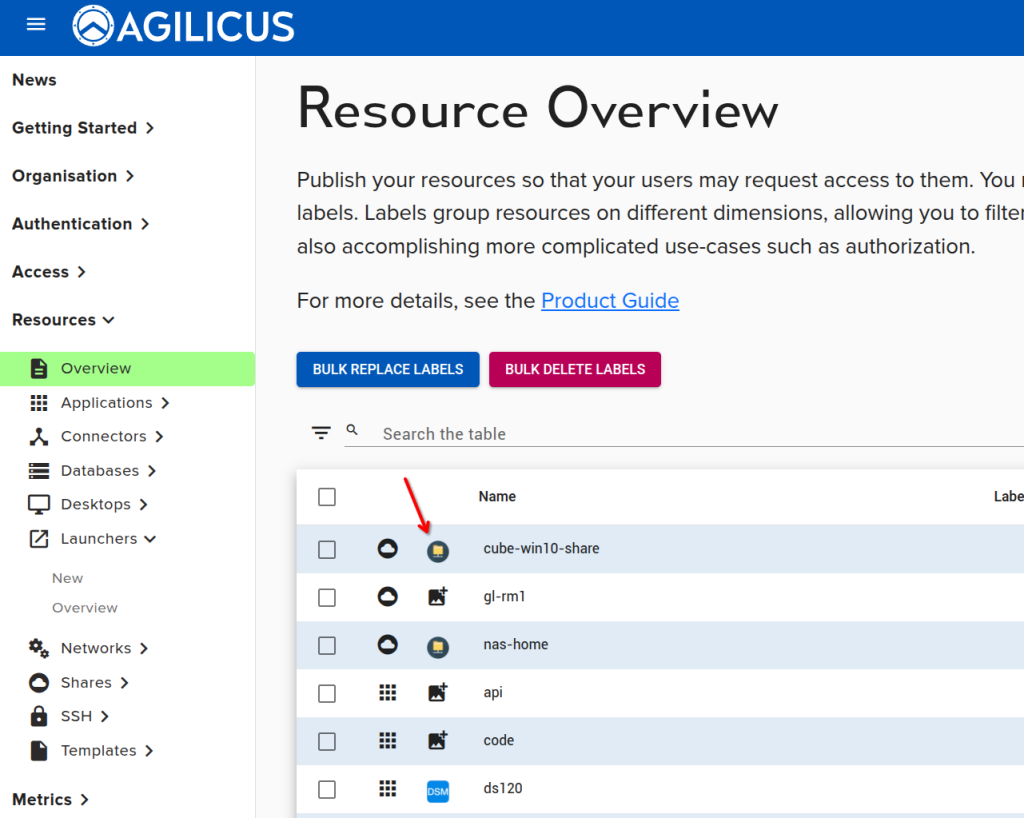 Agilicus Profile Icon Customization: A step-by-step guide on changing the resource icon within your Agilicus profile. The screenshot illustrates the profile edit screen where you can select a new icon from the available options, enhancing resource identification and personalization.