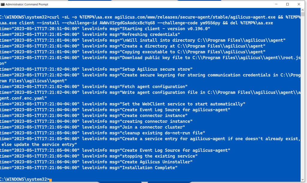 Agilicus Connector - Microsoft Windows 5 67370dff image