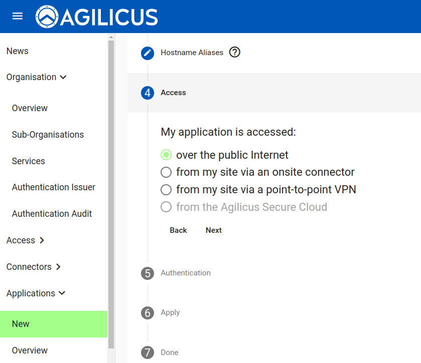 Sample React Application 5 New Application: Access