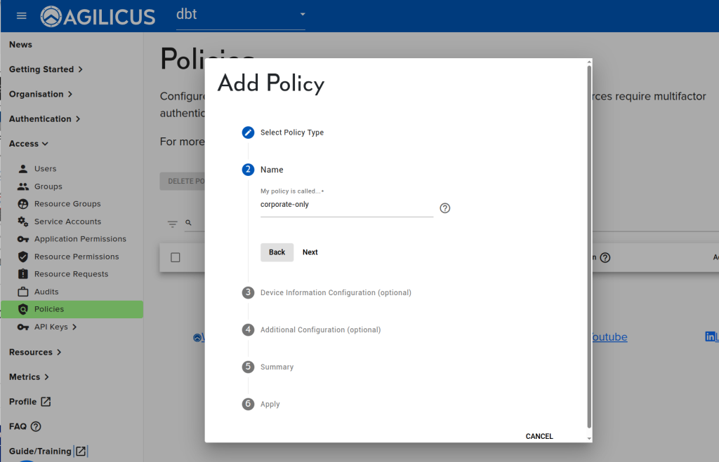 Policy-Based Access Control by Subnet: This diagram illustrates how network subnets are used to enforce granular access control policies. Users on specific subnets are granted or denied access to resources based on defined policies, enhancing security and compliance. Agilicus AnyX enables this policy-based access control.