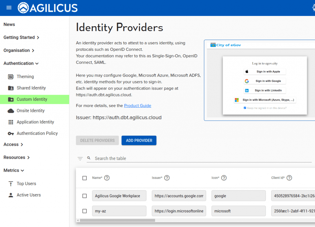 Authentication Issuer - Custom Identity 2 a3513275 image