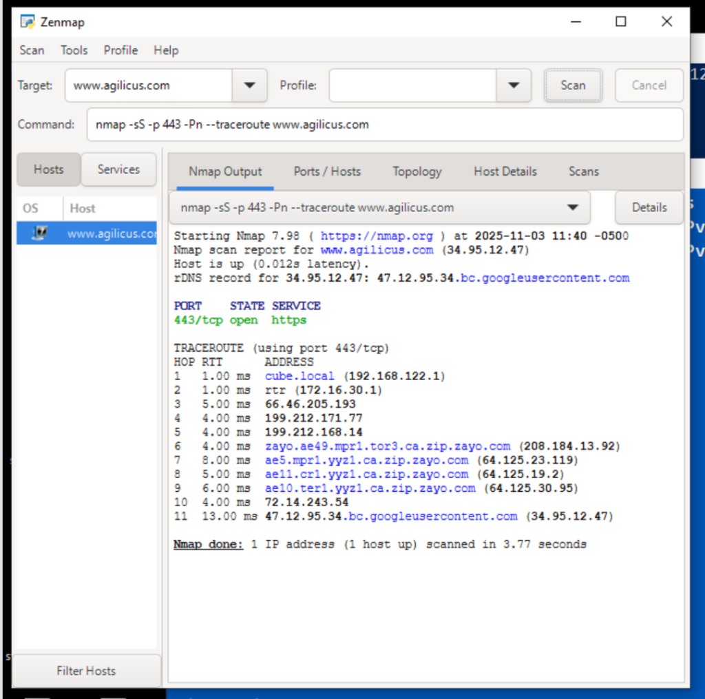 Troubleshooting Network Connectivity to Agilicus Infrastructure from Windows: A step-by-step guide to debugging network paths and ensuring seamless connectivity to Agilicus infrastructure on Windows operating systems. Includes using ping, tracert, and checking firewall rules for effective network diagnostics. Visual aid for identifying and resolving common network issues.
