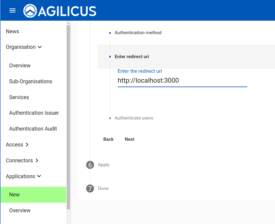 Sample React Application 7 New Application: Redirect
