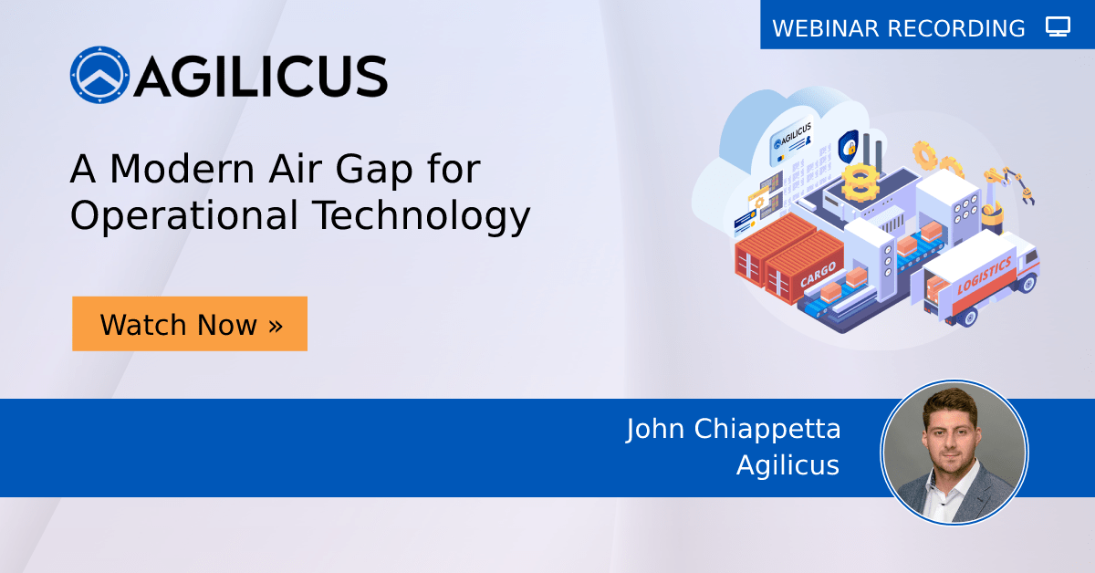 A Modern Air Gap for Operational Technology