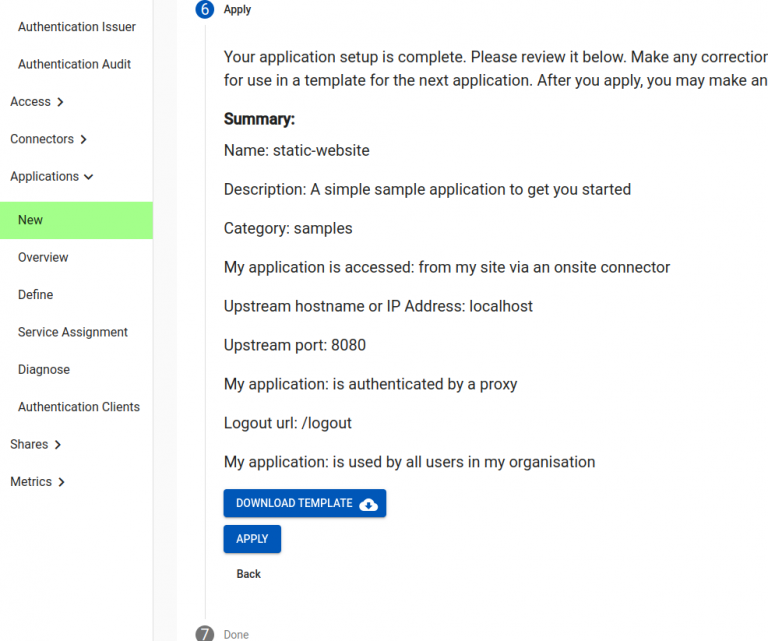 Sample Application Demonstration Agilicus